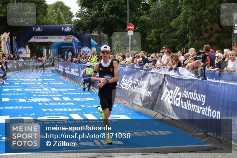 29.06.2025 - hella hamburg halbmarathon Zöllner http://msf.ph/oto/8171036 29.06.2025 10:22:20 Ziel 10650 meine-sportfotos.de
