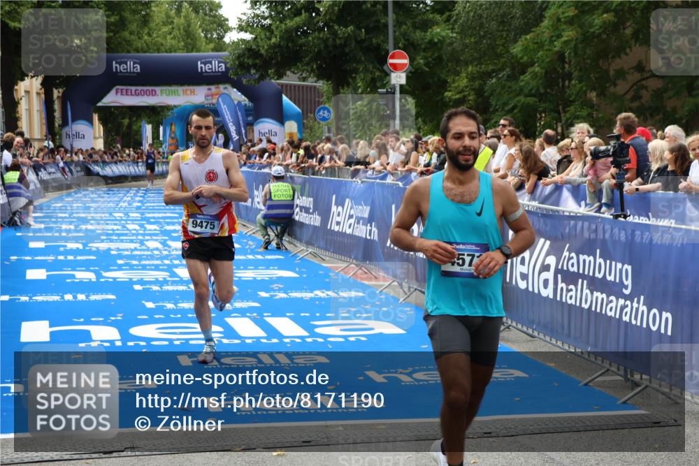29.06.2025 - hella hamburg halbmarathon Zöllner http://msf.ph/oto/8171190 29.06.2025 10:22:30 Ziel 4571, 9475 meine-sportfotos.de