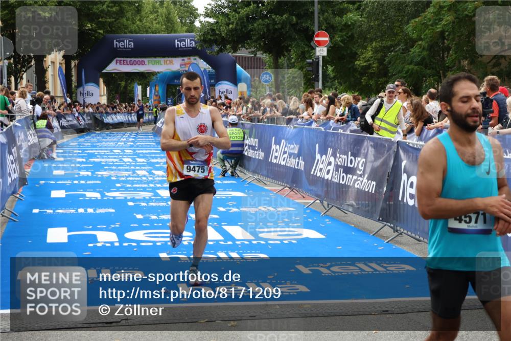 29.06.2025 - hella hamburg halbmarathon Zöllner http://msf.ph/oto/8171209 29.06.2025 10:22:30 Ziel 4571, 9475 meine-sportfotos.de