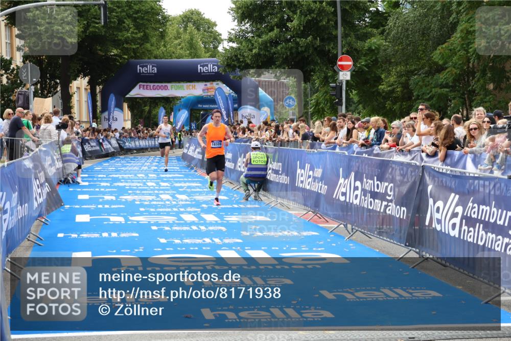 29.06.2025 - hella hamburg halbmarathon Zöllner http://msf.ph/oto/8171938 29.06.2025 10:23:03 Ziel 4128, 7862, 11624, 18328 meine-sportfotos.de