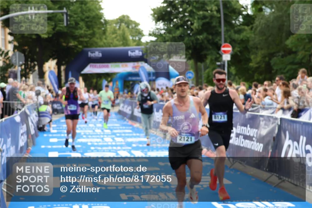29.06.2025 - hella hamburg halbmarathon Zöllner http://msf.ph/oto/8172055 29.06.2025 10:36:40 Ziel 1571, 2121, 3809, 5092, 6915, 8121, 16523, 18038, 18733 meine-sportfotos.de