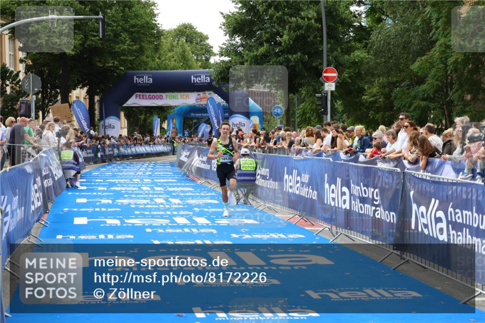 29.06.2025 - hella hamburg halbmarathon Zöllner http://msf.ph/oto/8172226 29.06.2025 10:23:14 Ziel 18930 meine-sportfotos.de