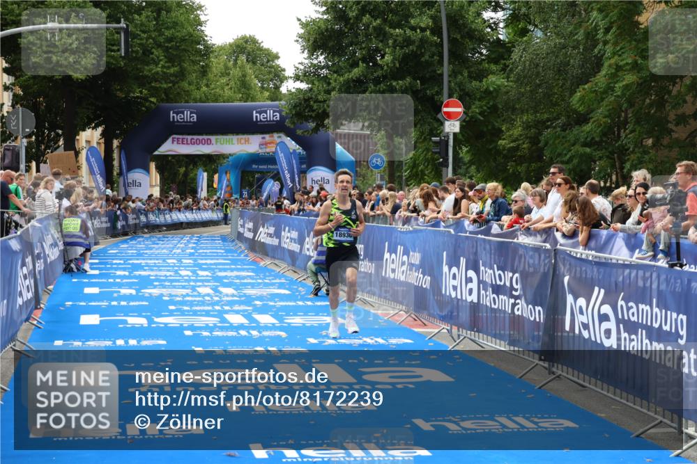 29.06.2025 - hella hamburg halbmarathon Zöllner http://msf.ph/oto/8172239 29.06.2025 10:23:14 Ziel 18930 meine-sportfotos.de