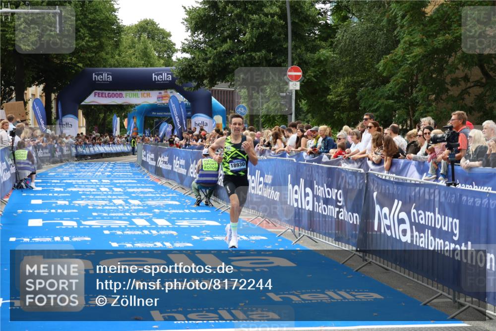 29.06.2025 - hella hamburg halbmarathon Zöllner http://msf.ph/oto/8172244 29.06.2025 10:23:15 Ziel 18930 meine-sportfotos.de