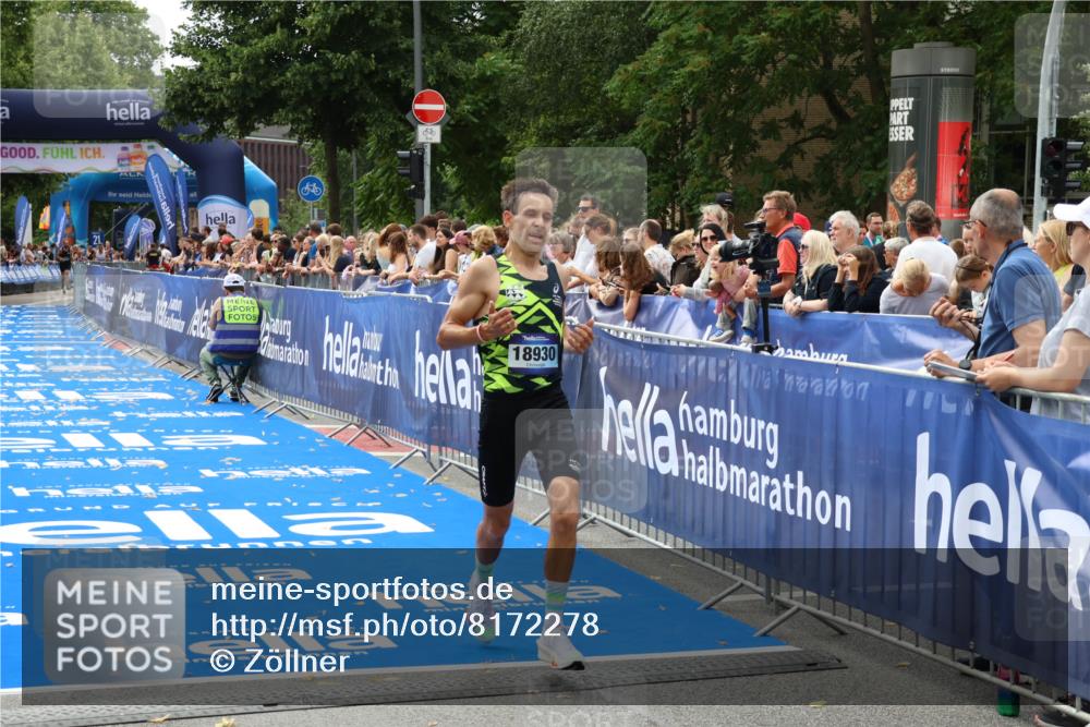 29.06.2025 - hella hamburg halbmarathon Zöllner http://msf.ph/oto/8172278 29.06.2025 10:23:16 Ziel 18930 meine-sportfotos.de