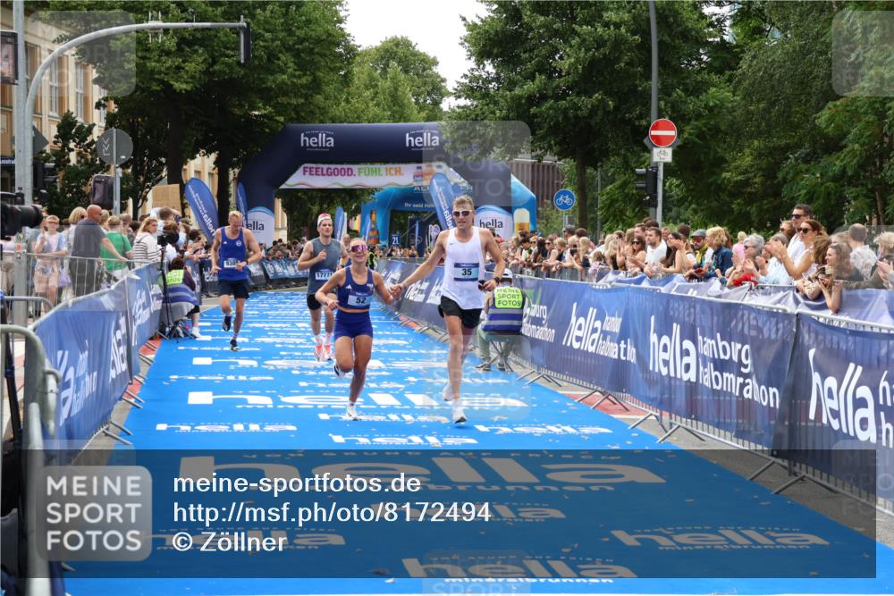 29.06.2025 - hella hamburg halbmarathon Zöllner http://msf.ph/oto/8172494 29.06.2025 10:23:31 Ziel 35, 52, 9385, 17771, 19078 meine-sportfotos.de