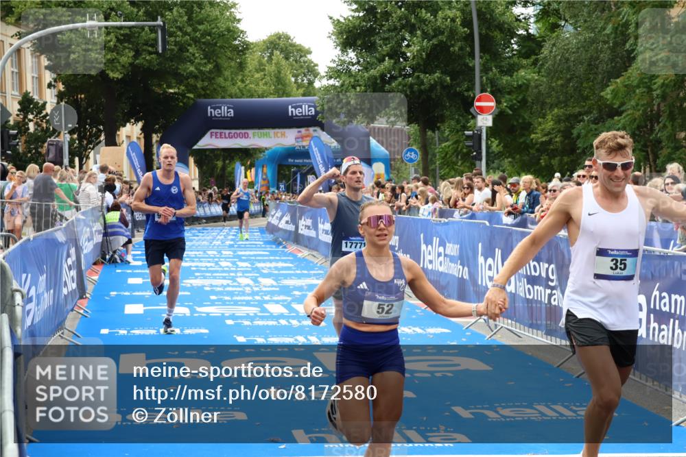 29.06.2025 - hella hamburg halbmarathon Zöllner http://msf.ph/oto/8172580 29.06.2025 10:23:33 Ziel 35, 52, 9385, 16169, 17771 meine-sportfotos.de