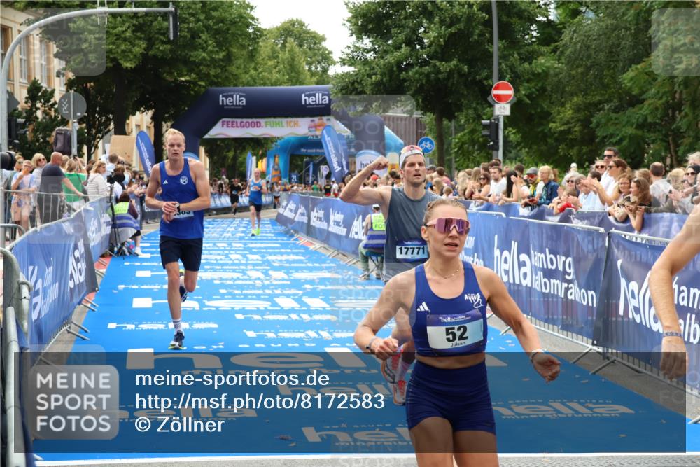 29.06.2025 - hella hamburg halbmarathon Zöllner http://msf.ph/oto/8172583 29.06.2025 10:23:34 Ziel 35, 52, 9385, 16169, 17771 meine-sportfotos.de