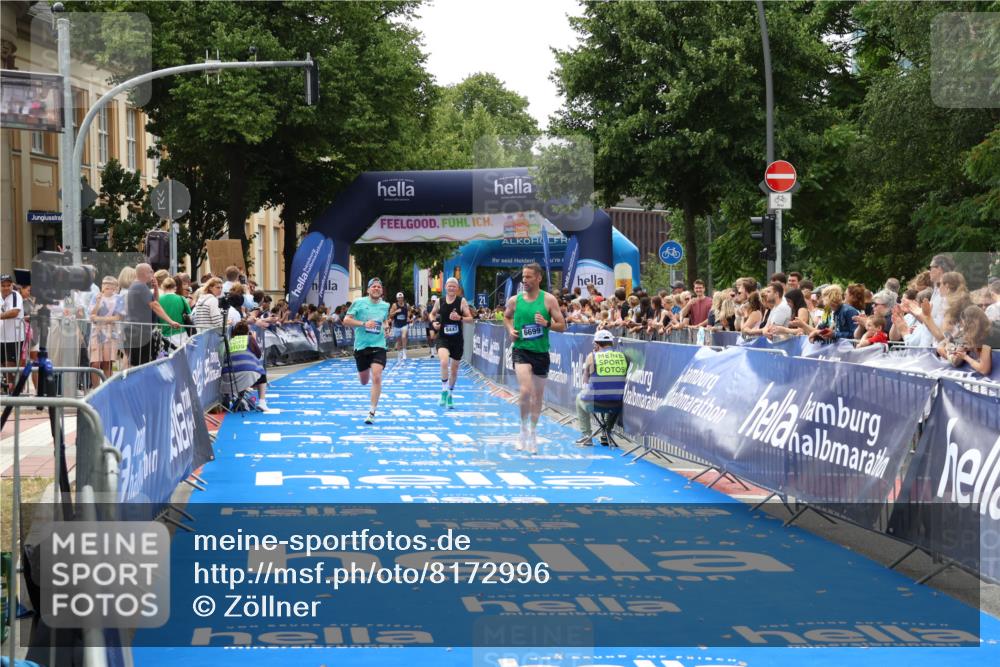 29.06.2025 - hella hamburg halbmarathon Zöllner http://msf.ph/oto/8172996 29.06.2025 10:23:52 Ziel 6699, 7963, 9447, 10780, 12360 meine-sportfotos.de
