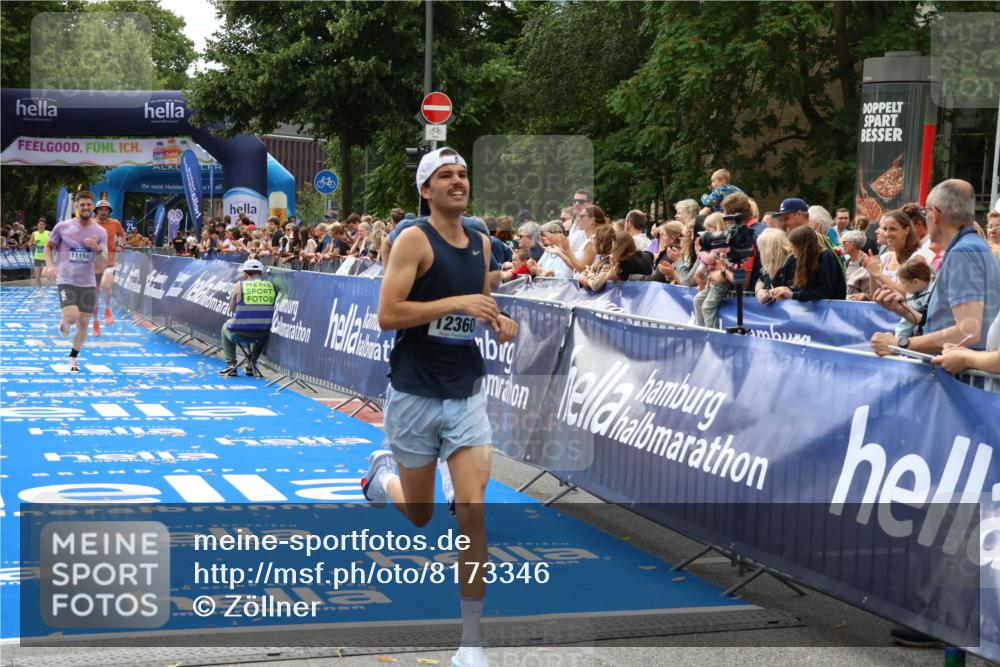 29.06.2025 - hella hamburg halbmarathon Zöllner http://msf.ph/oto/8173346 29.06.2025 10:24:00 Ziel 7963, 11194, 12360, 13440, 14753 meine-sportfotos.de