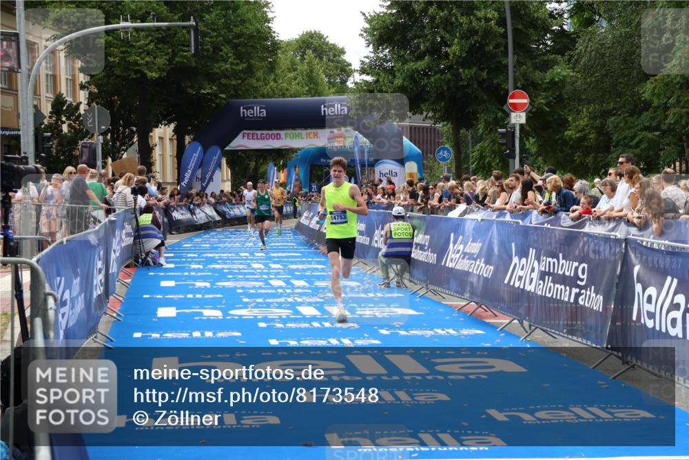 29.06.2025 - hella hamburg halbmarathon Zöllner http://msf.ph/oto/8173548 29.06.2025 10:24:07 Ziel 9269, 10234, 14753, 17614, 19041 meine-sportfotos.de