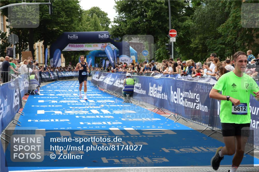 29.06.2025 - hella hamburg halbmarathon Zöllner http://msf.ph/oto/8174027 29.06.2025 10:24:24 Ziel 5612, 18695 meine-sportfotos.de