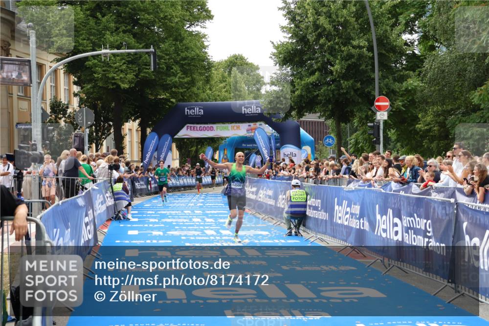 29.06.2025 - hella hamburg halbmarathon Zöllner http://msf.ph/oto/8174172 29.06.2025 10:24:41 Ziel 2892, 14506 meine-sportfotos.de