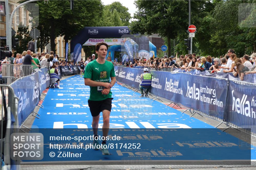 29.06.2025 - hella hamburg halbmarathon Zöllner http://msf.ph/oto/8174252 29.06.2025 10:24:47 Ziel 1241, 2892, 18740 meine-sportfotos.de