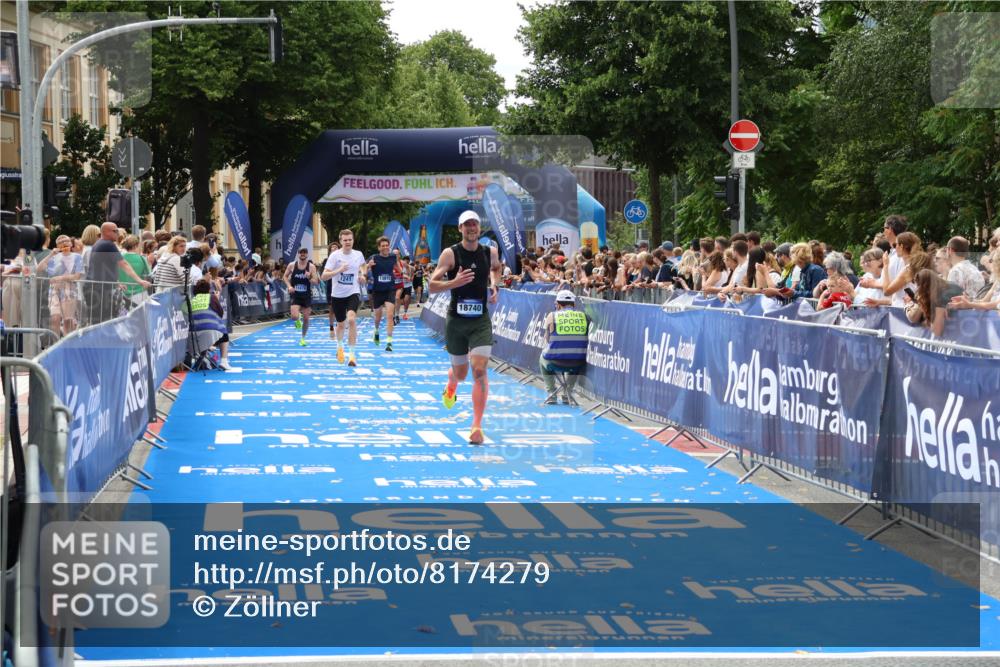 29.06.2025 - hella hamburg halbmarathon Zöllner http://msf.ph/oto/8174279 29.06.2025 10:24:51 Ziel 1241, 1271, 7142, 11678, 13872, 16361, 18740 meine-sportfotos.de