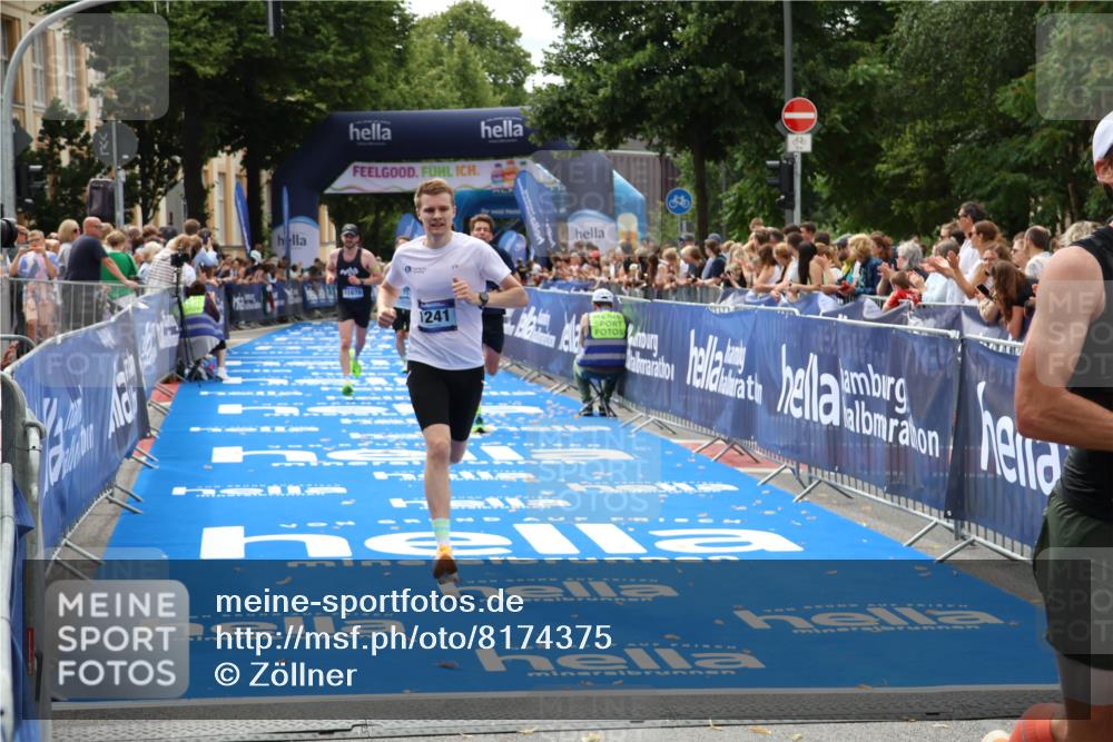 29.06.2025 - hella hamburg halbmarathon Zöllner http://msf.ph/oto/8174375 29.06.2025 10:24:54 Ziel 1241, 1271, 7142, 11678, 13872, 14836, 16361, 17752 meine-sportfotos.de