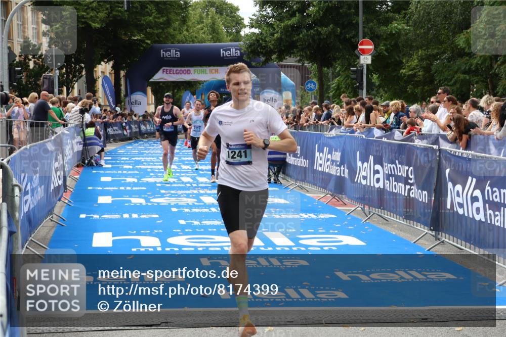 29.06.2025 - hella hamburg halbmarathon Zöllner http://msf.ph/oto/8174399 29.06.2025 10:24:54 Ziel 1241, 1271, 7142, 11678, 13872, 14836, 16361, 17752 meine-sportfotos.de