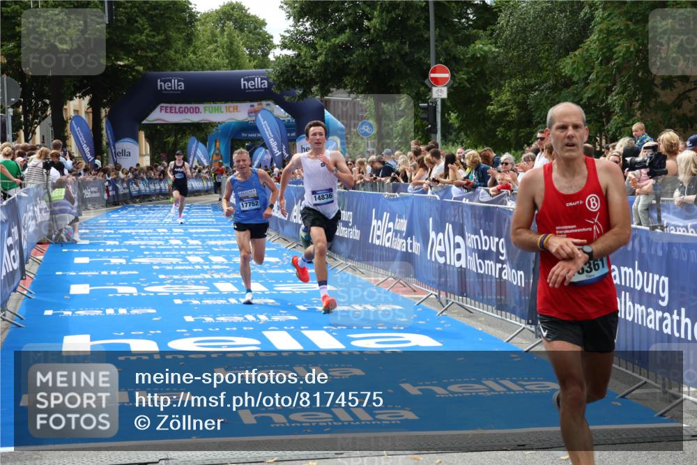 29.06.2025 - hella hamburg halbmarathon Zöllner http://msf.ph/oto/8174575 29.06.2025 10:25:00 Ziel 2483, 10867, 14836, 16361, 17752 meine-sportfotos.de