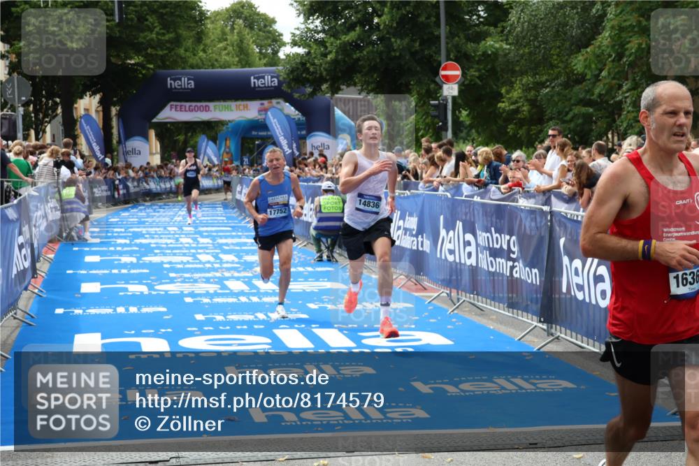 29.06.2025 - hella hamburg halbmarathon Zöllner http://msf.ph/oto/8174579 29.06.2025 10:25:00 Ziel 2483, 10867, 14836, 16361, 17752 meine-sportfotos.de