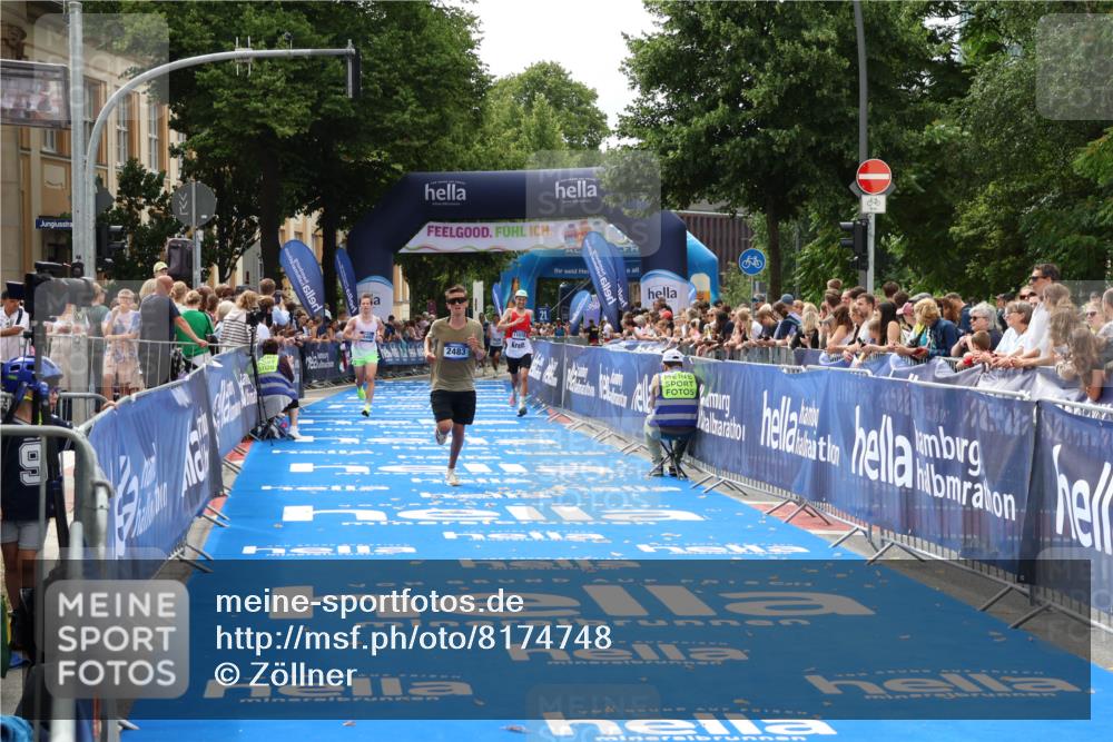 29.06.2025 - hella hamburg halbmarathon Zöllner http://msf.ph/oto/8174748 29.06.2025 10:25:06 Ziel 2483, 11078, 15483 meine-sportfotos.de
