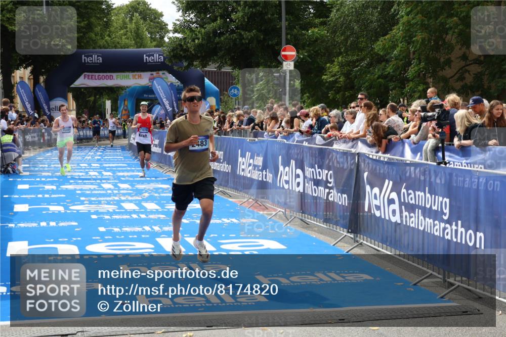 29.06.2025 - hella hamburg halbmarathon Zöllner http://msf.ph/oto/8174820 29.06.2025 10:25:08 Ziel 2483, 11078, 15483 meine-sportfotos.de