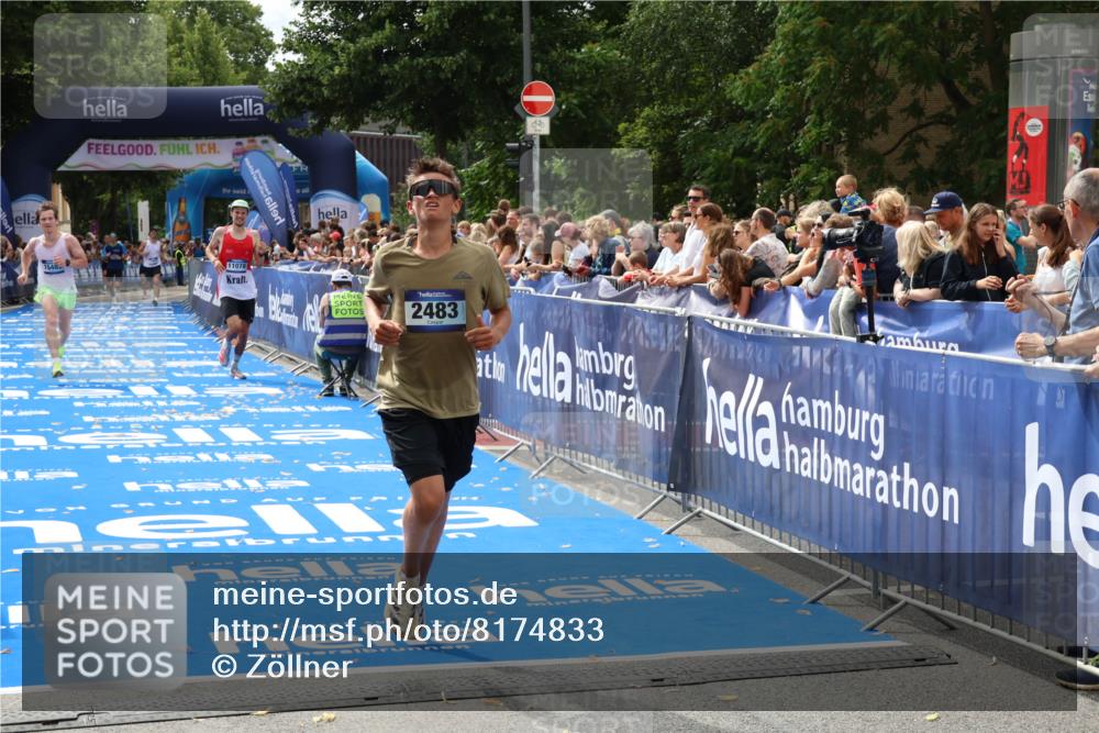 29.06.2025 - hella hamburg halbmarathon Zöllner http://msf.ph/oto/8174833 29.06.2025 10:25:08 Ziel 2483, 11078, 15483 meine-sportfotos.de