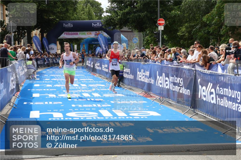 29.06.2025 - hella hamburg halbmarathon Zöllner http://msf.ph/oto/8174869 29.06.2025 10:25:10 Ziel 8376, 11078, 13913, 15483 meine-sportfotos.de