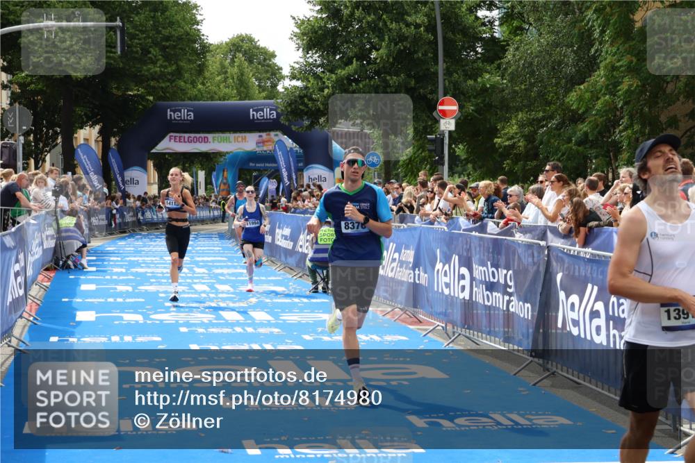 29.06.2025 - hella hamburg halbmarathon Zöllner http://msf.ph/oto/8174980 29.06.2025 10:25:18 Ziel 8376, 11994, 13913, 14113, 16484 meine-sportfotos.de