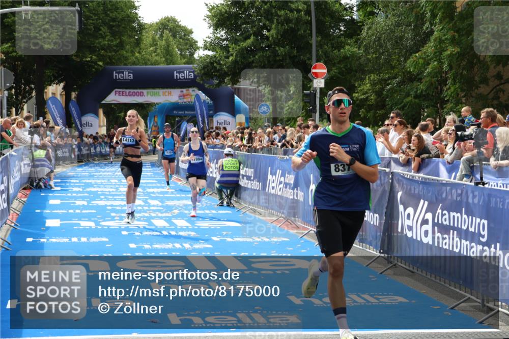 29.06.2025 - hella hamburg halbmarathon Zöllner http://msf.ph/oto/8175000 29.06.2025 10:25:18 Ziel 8376, 11994, 13913, 14113, 16484 meine-sportfotos.de