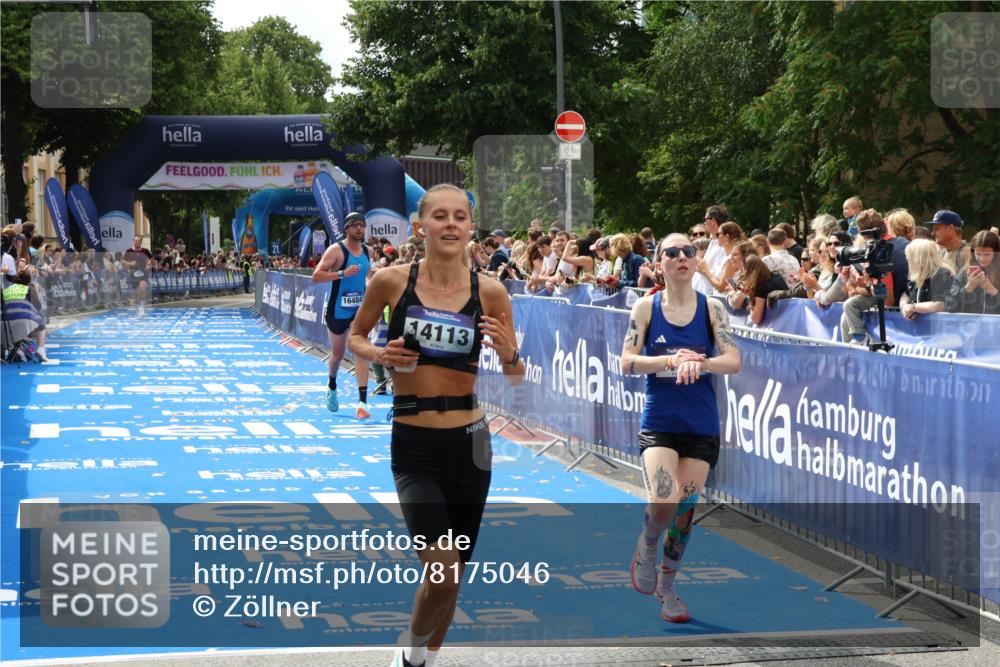 29.06.2025 - hella hamburg halbmarathon Zöllner http://msf.ph/oto/8175046 29.06.2025 10:25:21 Ziel 11994, 12067, 14113, 16484 meine-sportfotos.de
