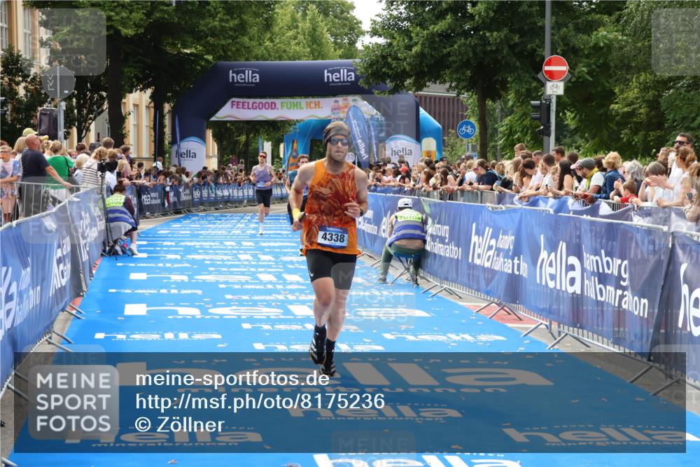 29.06.2025 - hella hamburg halbmarathon Zöllner http://msf.ph/oto/8175236 29.06.2025 10:25:45 Ziel 4338, 11228, 14107 meine-sportfotos.de