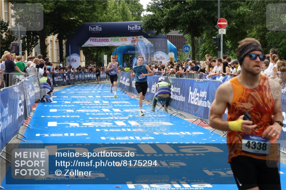 29.06.2025 - hella hamburg halbmarathon Zöllner http://msf.ph/oto/8175294 29.06.2025 10:25:46 Ziel 4338, 11228, 14107 meine-sportfotos.de