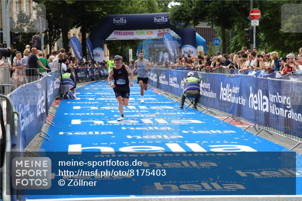 29.06.2025 - hella hamburg halbmarathon Zöllner http://msf.ph/oto/8175403 29.06.2025 10:25:56 Ziel 9767, 10468, 17258, 18692 meine-sportfotos.de