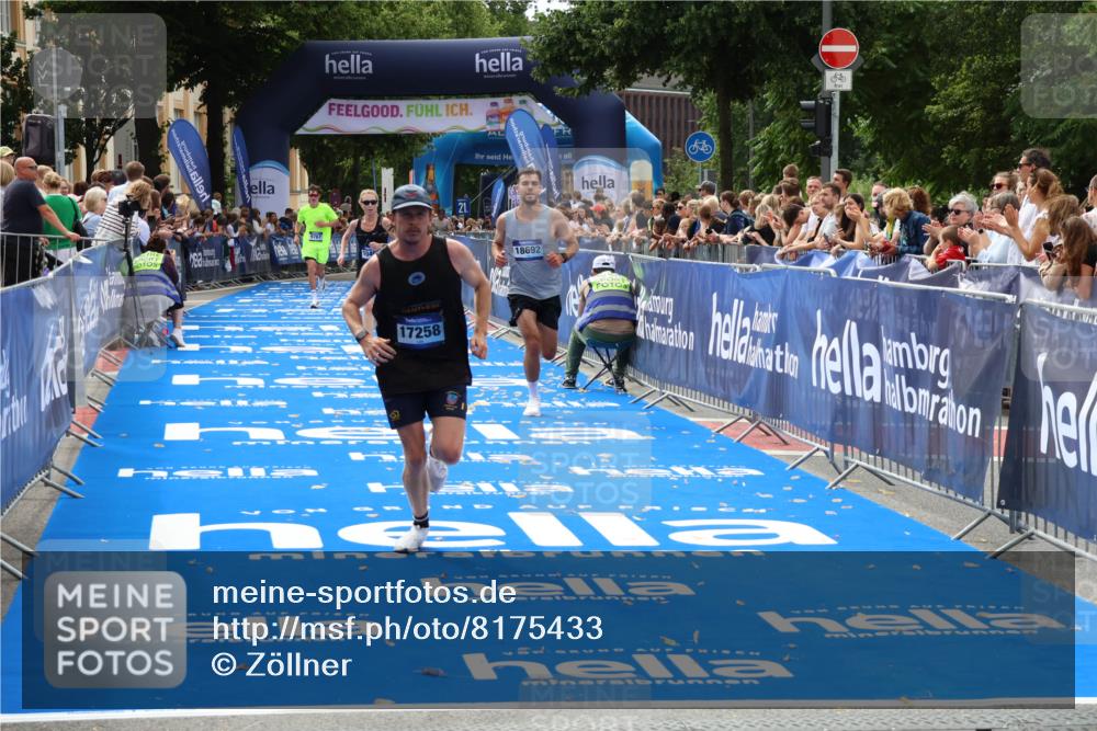 29.06.2025 - hella hamburg halbmarathon Zöllner http://msf.ph/oto/8175433 29.06.2025 10:25:57 Ziel 9767, 10468, 17258, 18692 meine-sportfotos.de