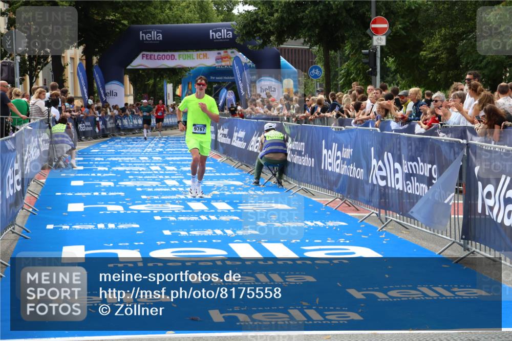 29.06.2025 - hella hamburg halbmarathon Zöllner http://msf.ph/oto/8175558 29.06.2025 10:26:02 Ziel 9767, 10468 meine-sportfotos.de