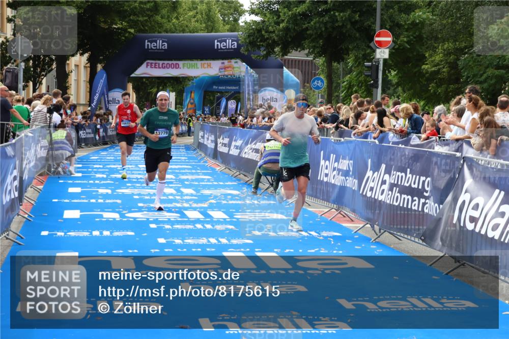 29.06.2025 - hella hamburg halbmarathon Zöllner http://msf.ph/oto/8175615 29.06.2025 10:26:10 Ziel 13779, 16615, 17003 meine-sportfotos.de