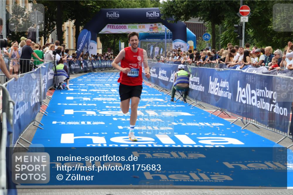 29.06.2025 - hella hamburg halbmarathon Zöllner http://msf.ph/oto/8175683 29.06.2025 10:26:13 Ziel 16615 meine-sportfotos.de