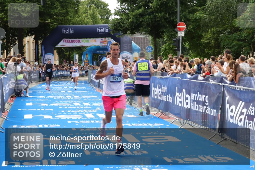 29.06.2025 - hella hamburg halbmarathon Zöllner http://msf.ph/oto/8175849 29.06.2025 10:26:42 Ziel 1577, 9565, 10848, 19076 meine-sportfotos.de
