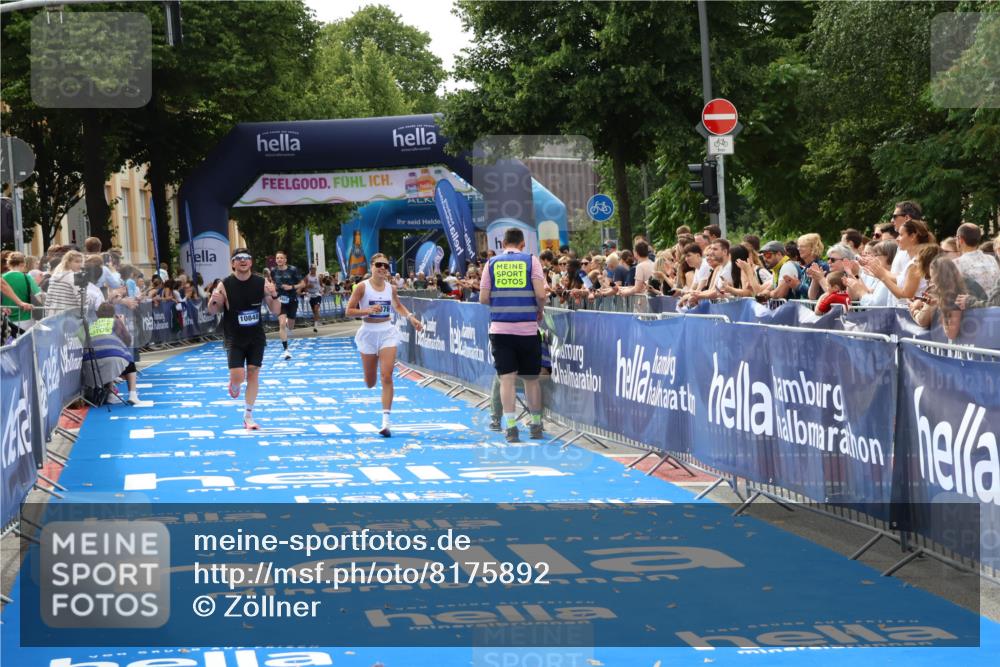 29.06.2025 - hella hamburg halbmarathon Zöllner http://msf.ph/oto/8175892 29.06.2025 10:26:45 Ziel 1065, 9565, 10848, 19076 meine-sportfotos.de