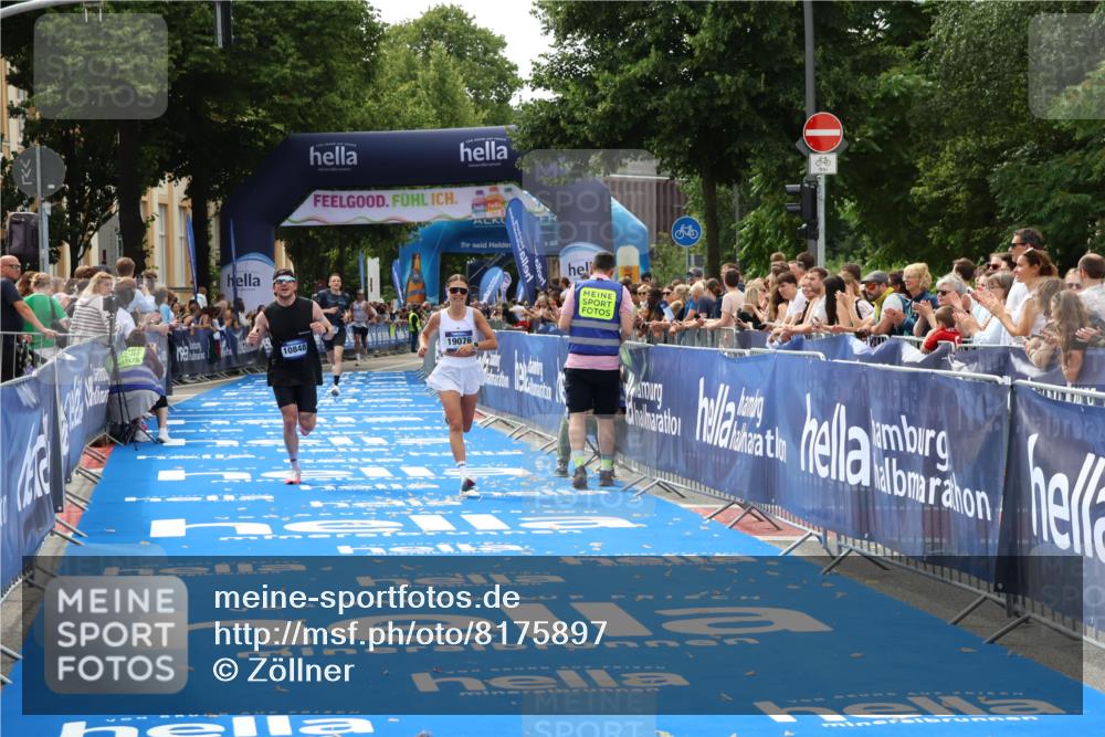 29.06.2025 - hella hamburg halbmarathon Zöllner http://msf.ph/oto/8175897 29.06.2025 10:26:46 Ziel 1065, 10848, 19076 meine-sportfotos.de