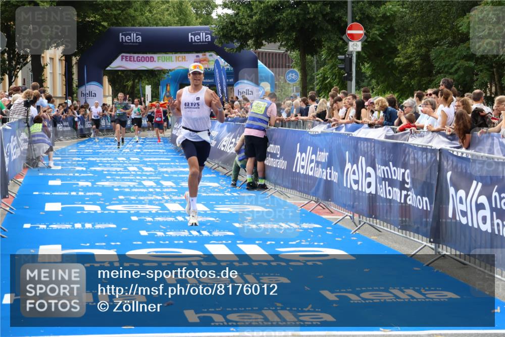 29.06.2025 - hella hamburg halbmarathon Zöllner http://msf.ph/oto/8176012 29.06.2025 10:26:56 Ziel 5344, 9079, 12992, 15023 meine-sportfotos.de