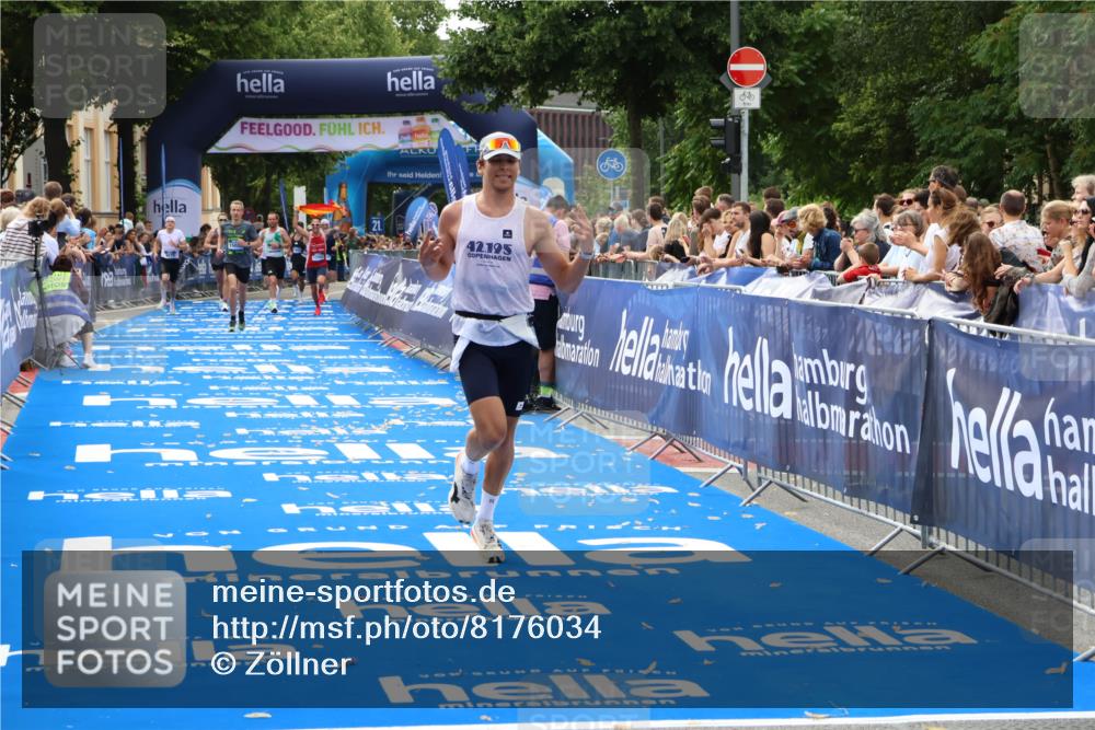 29.06.2025 - hella hamburg halbmarathon Zöllner http://msf.ph/oto/8176034 29.06.2025 10:26:57 Ziel 5344, 9079, 12992, 15023, 19050 meine-sportfotos.de