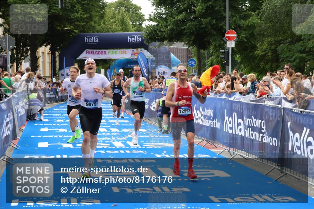 29.06.2025 - hella hamburg halbmarathon Zöllner http://msf.ph/oto/8176176 29.06.2025 10:27:04 Ziel 9079, 12641, 12992, 13780, 13956, 14828, 15671, 19050 meine-sportfotos.de
