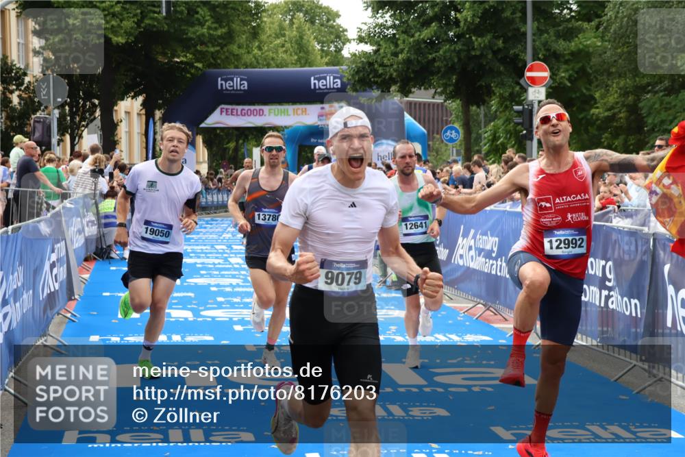 29.06.2025 - hella hamburg halbmarathon Zöllner http://msf.ph/oto/8176203 29.06.2025 10:27:05 Ziel 9079, 12641, 12992, 13780, 13956, 14828, 15671, 19050 meine-sportfotos.de