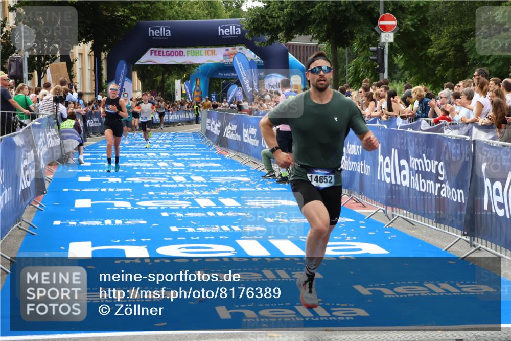 29.06.2025 - hella hamburg halbmarathon Zöllner http://msf.ph/oto/8176389 29.06.2025 10:27:17 Ziel 9097, 15583, 18037, 18124 meine-sportfotos.de