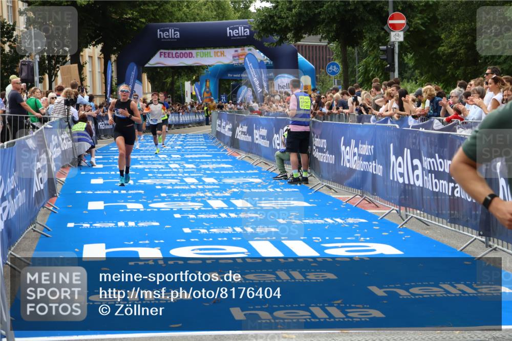 29.06.2025 - hella hamburg halbmarathon Zöllner http://msf.ph/oto/8176404 29.06.2025 10:27:18 Ziel 9097, 15583, 18037, 18124 meine-sportfotos.de