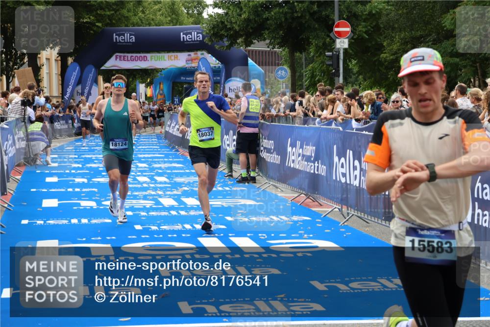 29.06.2025 - hella hamburg halbmarathon Zöllner http://msf.ph/oto/8176541 29.06.2025 10:27:24 Ziel 14019, 15136, 15576, 15583, 18037, 18124 meine-sportfotos.de