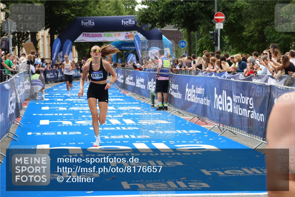 29.06.2025 - hella hamburg halbmarathon Zöllner http://msf.ph/oto/8176657 29.06.2025 10:27:26 Ziel 14019, 15136, 15576, 18037, 18124 meine-sportfotos.de