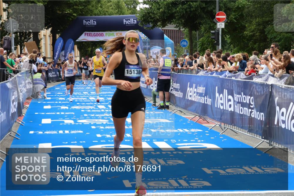 29.06.2025 - hella hamburg halbmarathon Zöllner http://msf.ph/oto/8176691 29.06.2025 10:27:27 Ziel 4678, 14019, 15136, 15576, 18567 meine-sportfotos.de