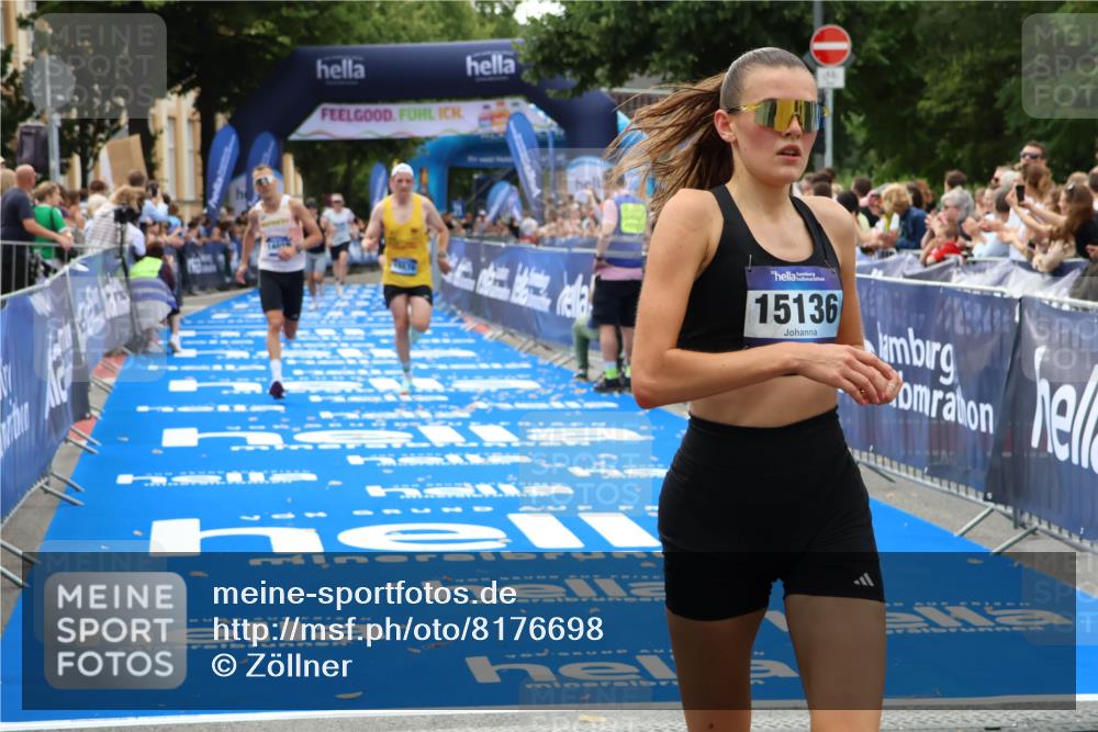 29.06.2025 - hella hamburg halbmarathon Zöllner http://msf.ph/oto/8176698 29.06.2025 10:27:28 Ziel 4678, 13941, 14019, 15136, 15576, 18567 meine-sportfotos.de